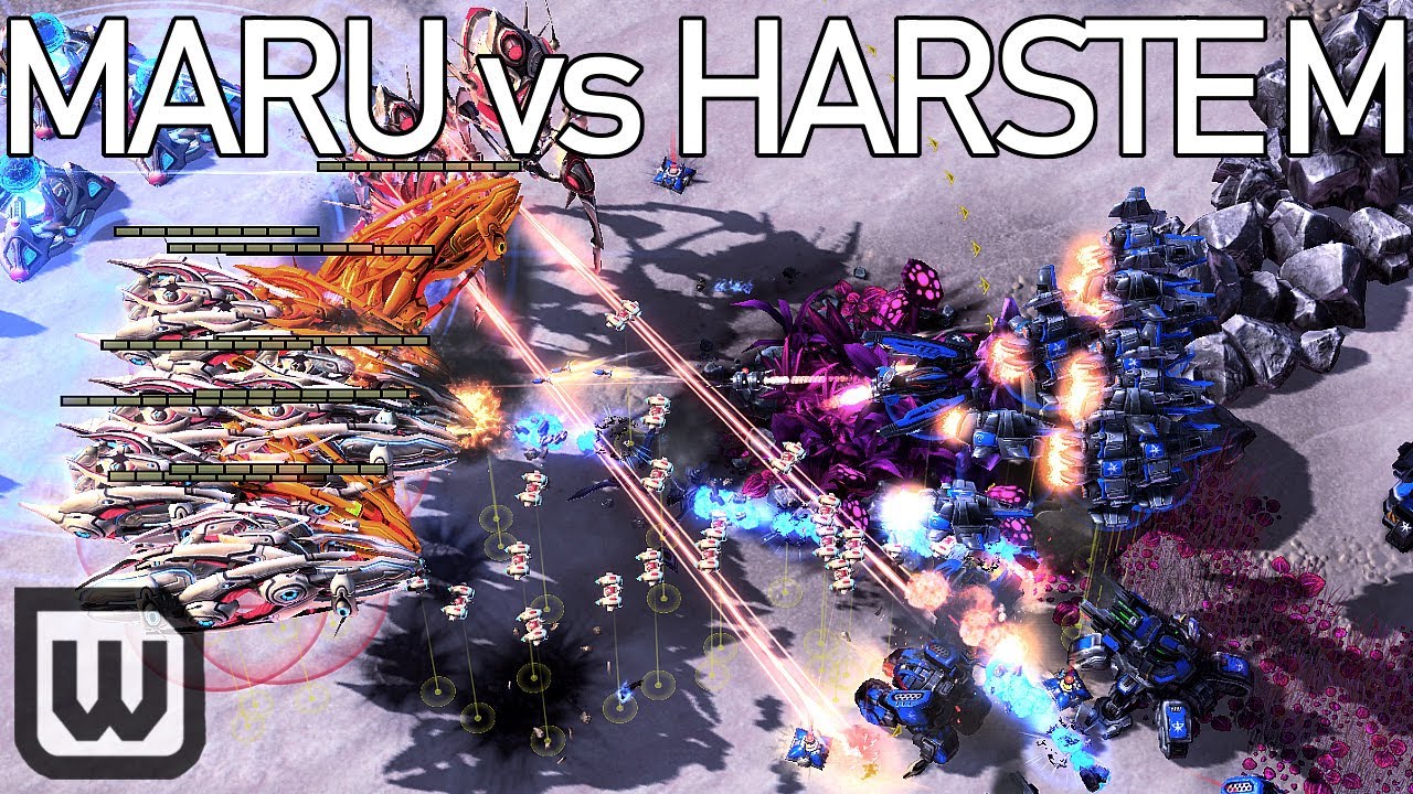 Starcraft 2: SKYTOSS IS BACK vs TERRAN?! (Harstem vs Maru)