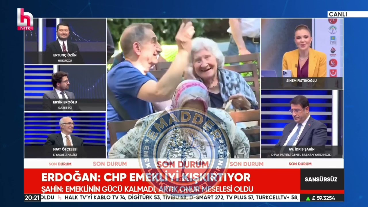 Halk Tv Ekranlarında Deva Partisi Gn. Başkan Yardımcısı Sn. İdris Şahin Kademeli Emeklilik Vurgusu