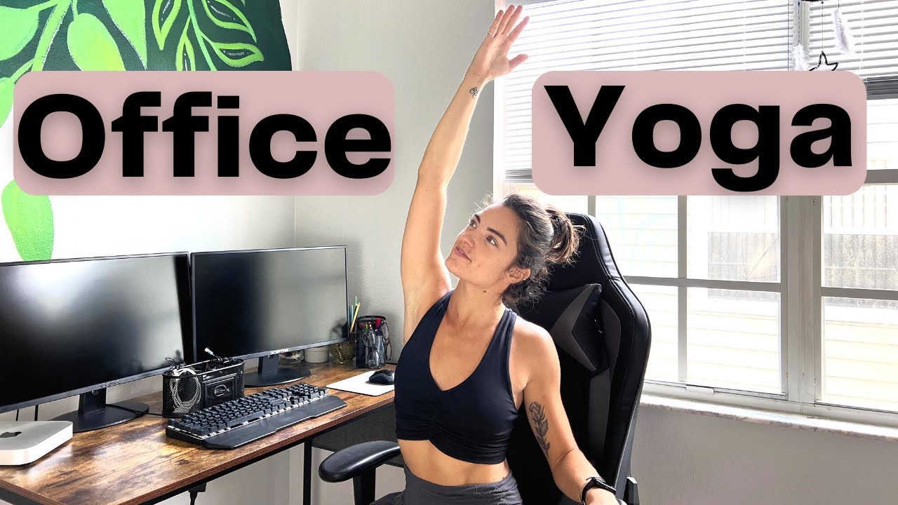 8 Minute Office Break Yoga - Full Body Desk Stretch