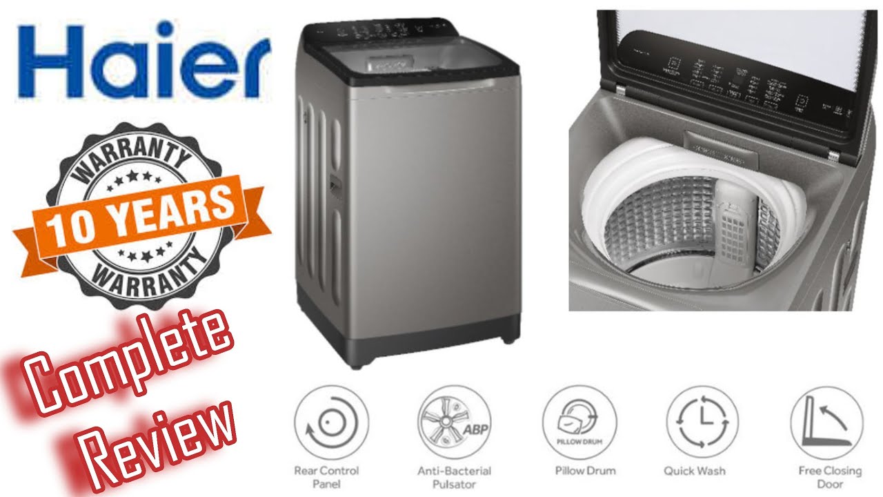 Haier TopLoad Fully Automatic Washing Machine Best Price in Pakistan Abid Market Lahore 2024 #haier