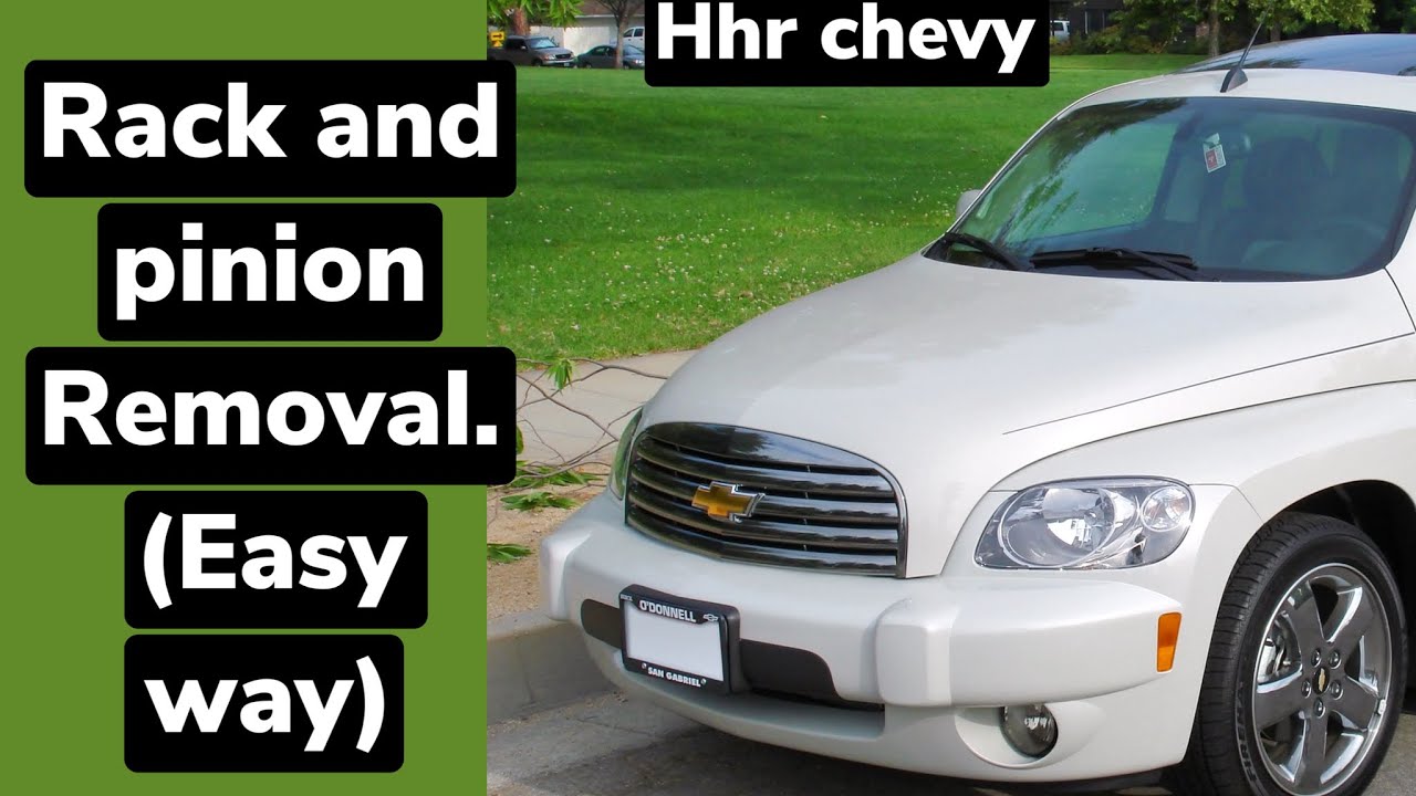 2005 hhr chevy rack and pinion removal (easy way)