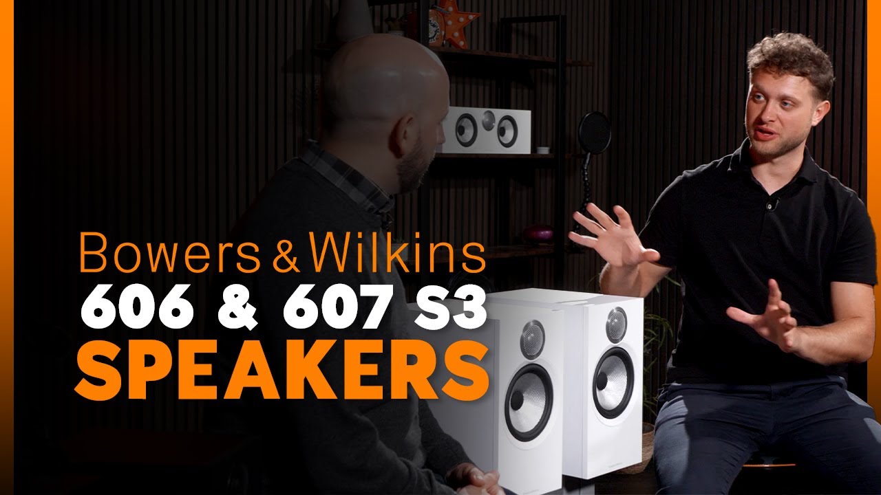 A First Look at the brand new Bowers & Wilkins 607 S3 and 606 S3 Bookshelf Speakers | AV.com