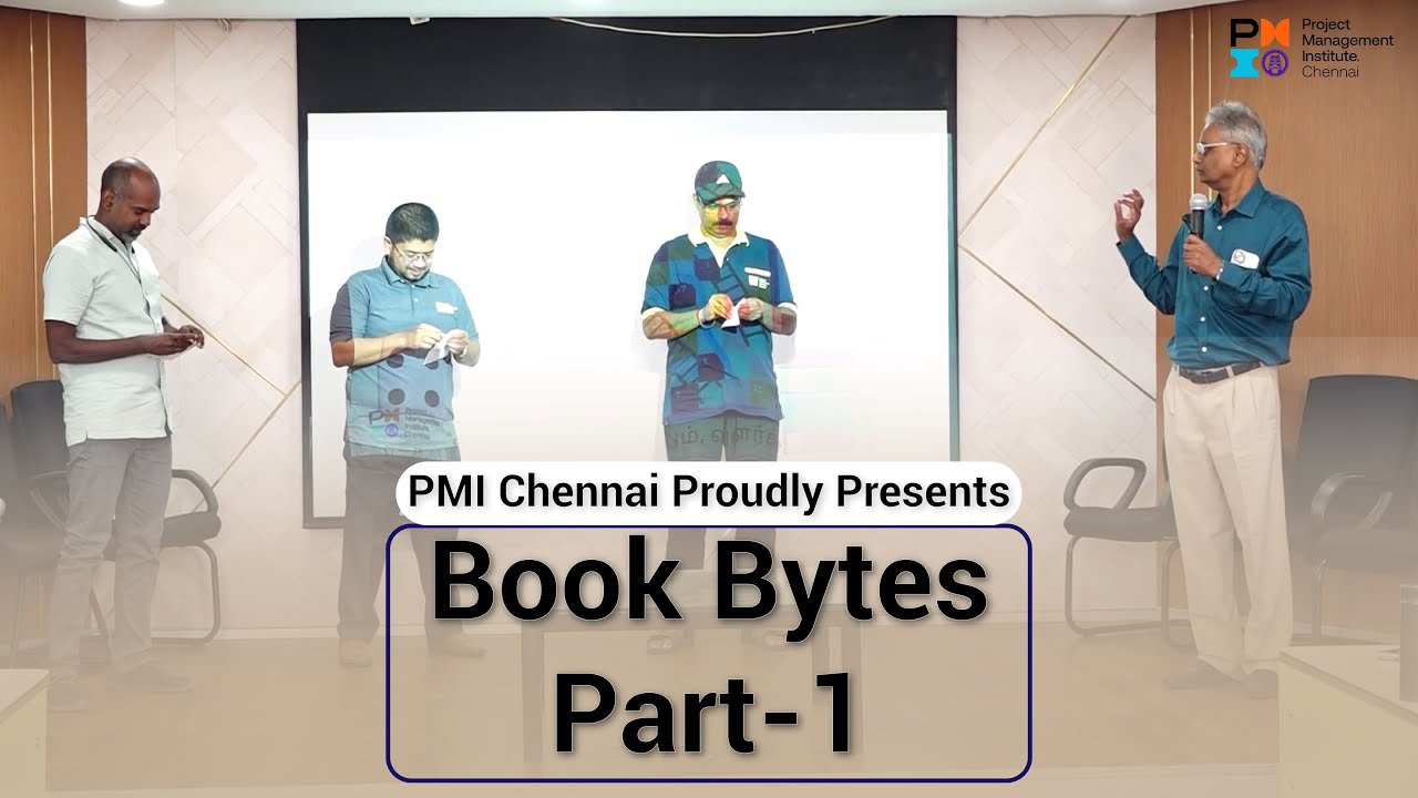 PMI Chennai Book Bites - The Launch and Introduction (Part 1 of 4)