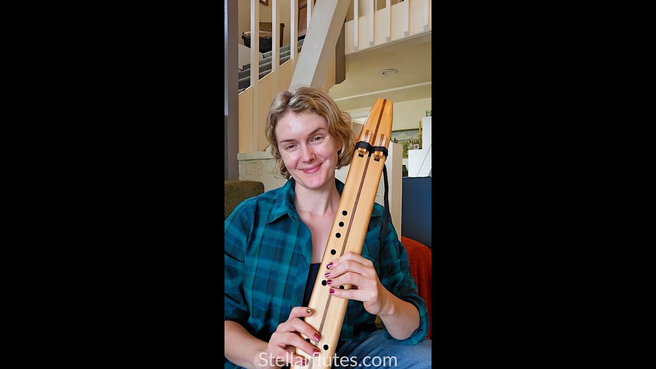 G Drone Flute Demo With Lily | Native American Style Double Flutes | Stellar Flutes