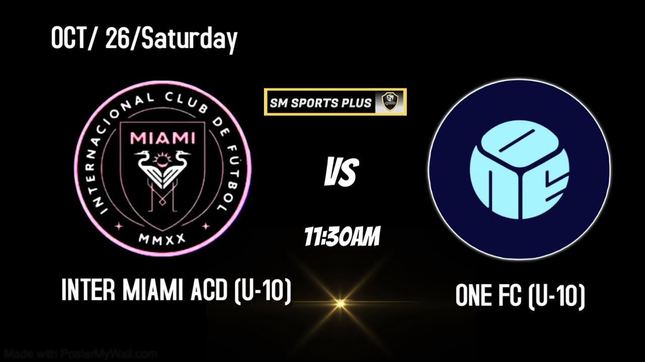 Inter Miami ACD (U-10) 🆚 One FC