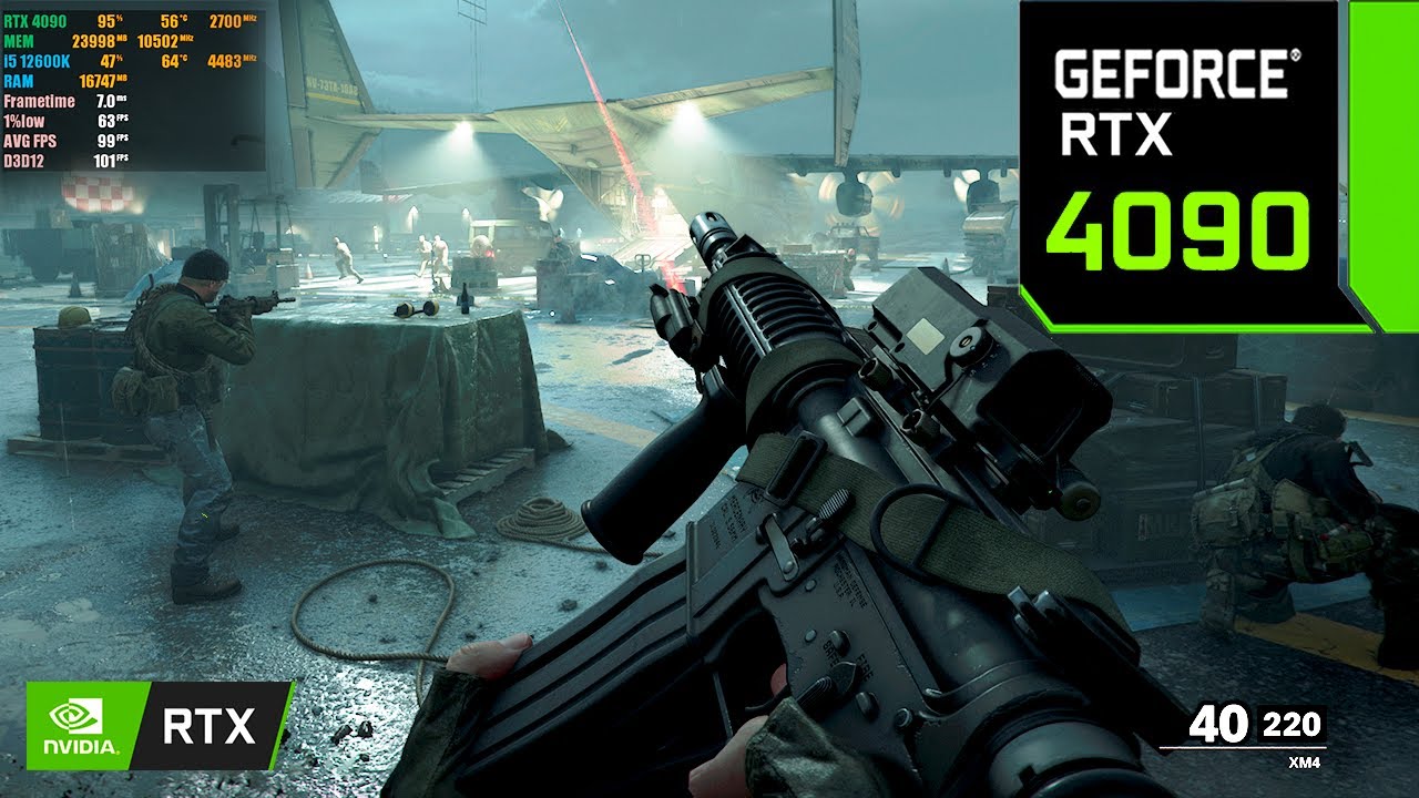 Call of Duty: Black Ops Cold War | RTX 4090 24 ГБ (максимальные настройки 4K RTX ВКЛ. / DLSS ВЫКЛ.)