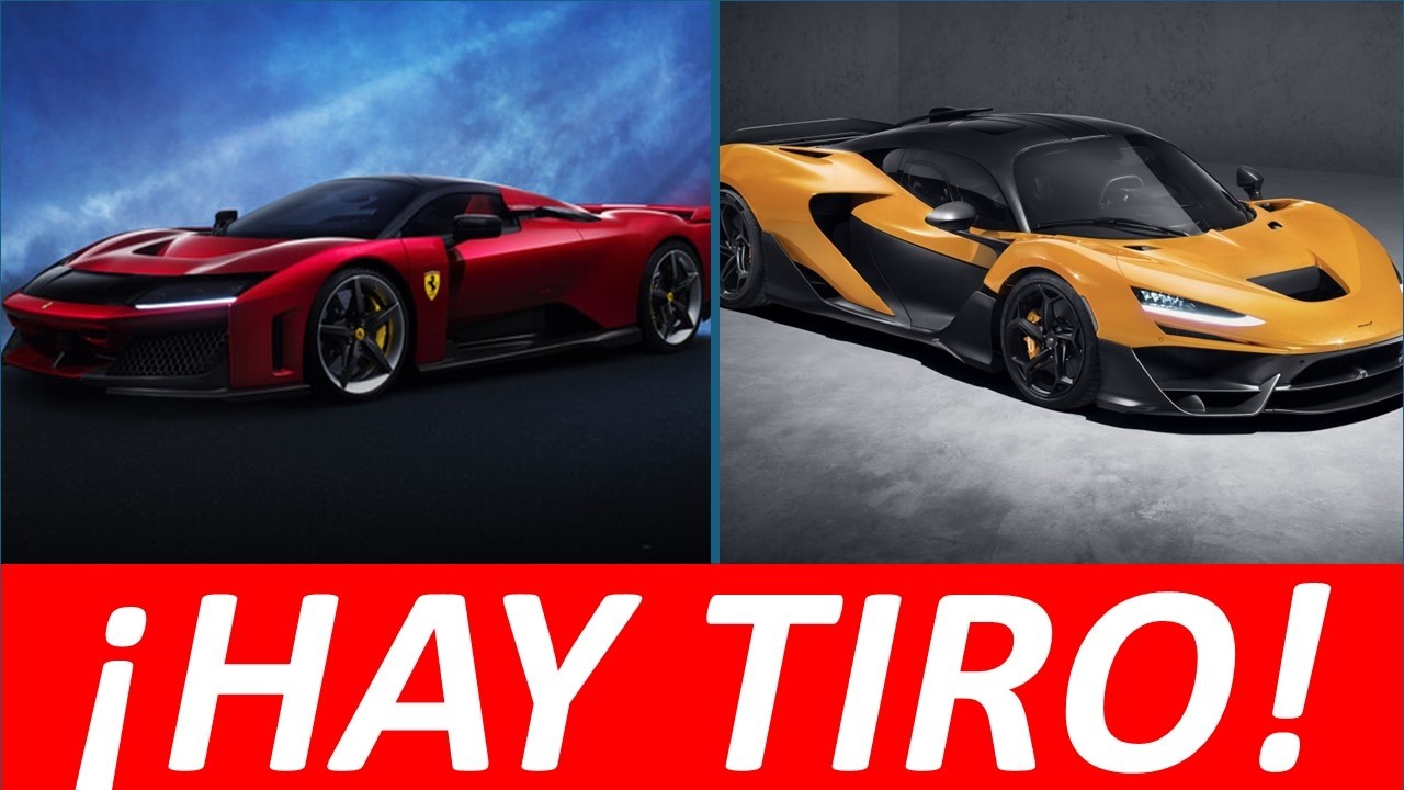 &iexcl;HAY TIRO! Ferrari F80 vs McLaren W1