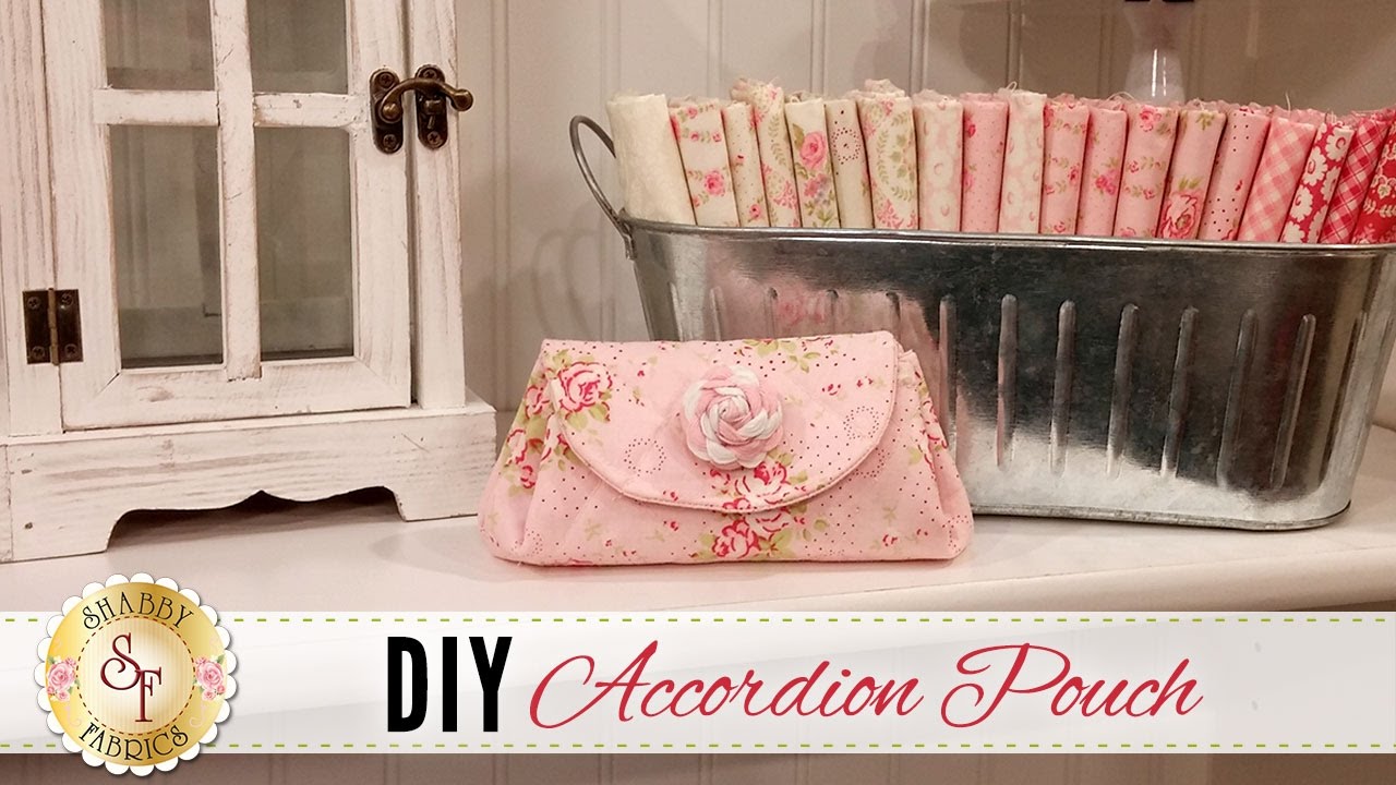 DIY Accordion Pouch | a Shabby Fabrics Sewing Tutorial