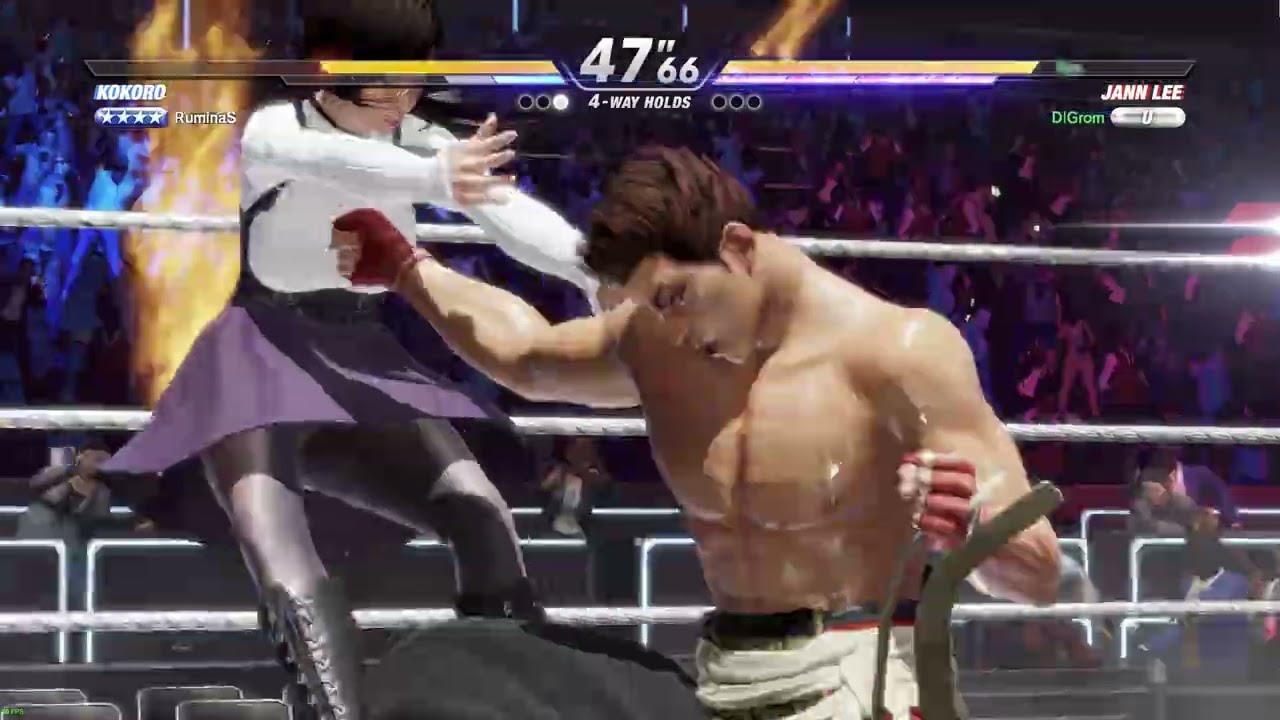 #DOA6,   JANN LEE, DIGrom vs KOKORO, RuminaS,   Dead or Alive 6