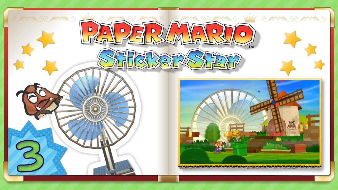 Let's Play FR HD Facecam Paper Mario: Sticker Star - Ventilateur Géant