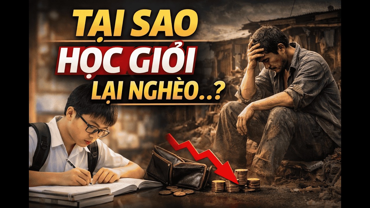 TẠI SAO HỌC GIỎI CÀNG NGHÈO - ĐÂY LÀ NGUYÊN NHÂN NHIỀU TỶ PHÚ BỎ HỌC