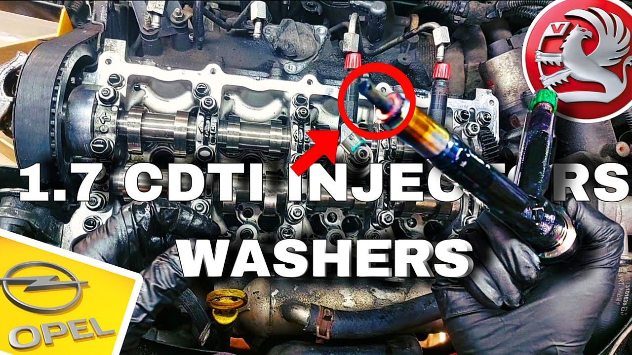 Opel 1.7 cdti injectors copper washers replacement