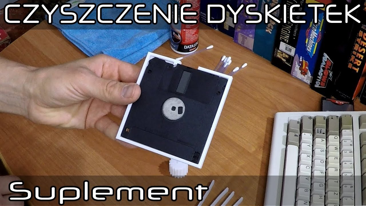 Czyszczenie Dyskietek Suplement - Ramka do czyszczenia dyskietek