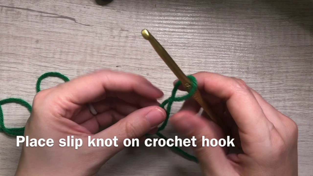 Crochet Chain Stitch || Slow Motion || No Sound