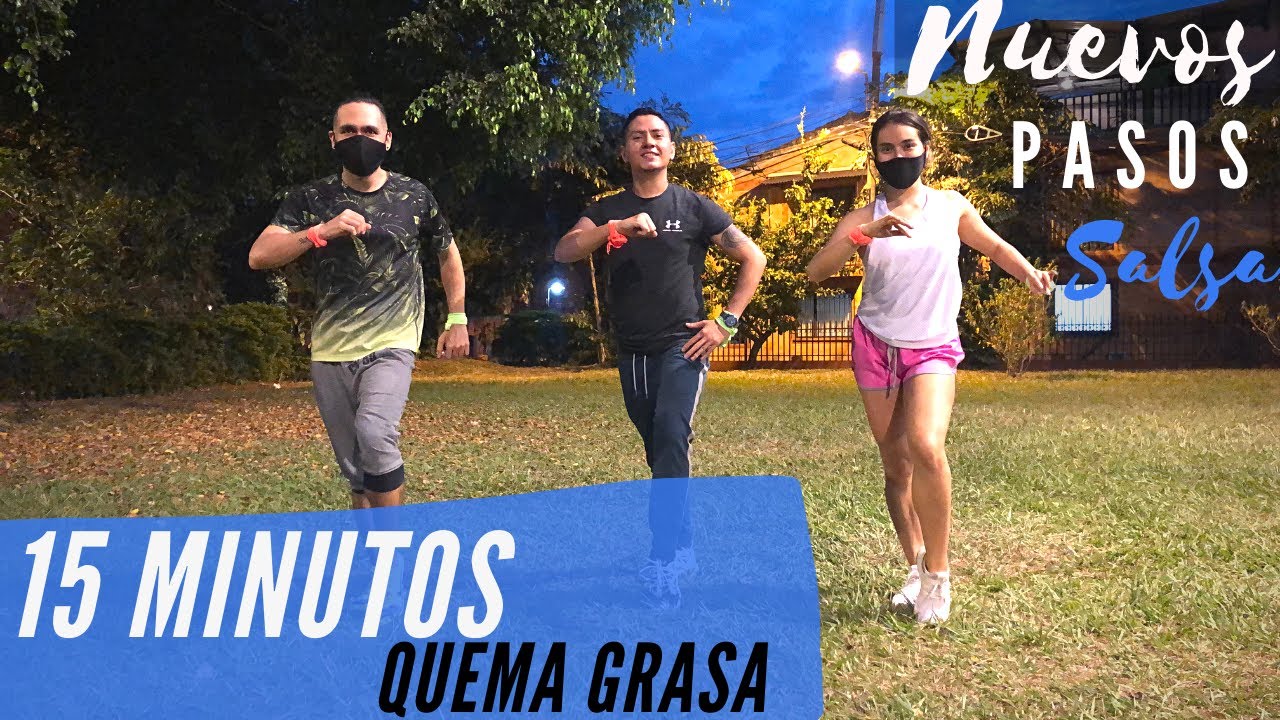 15 MINUTOS DE SALSA PARA QUEMAR CALORÍAS 💃🏽 RUTINA PASOS
