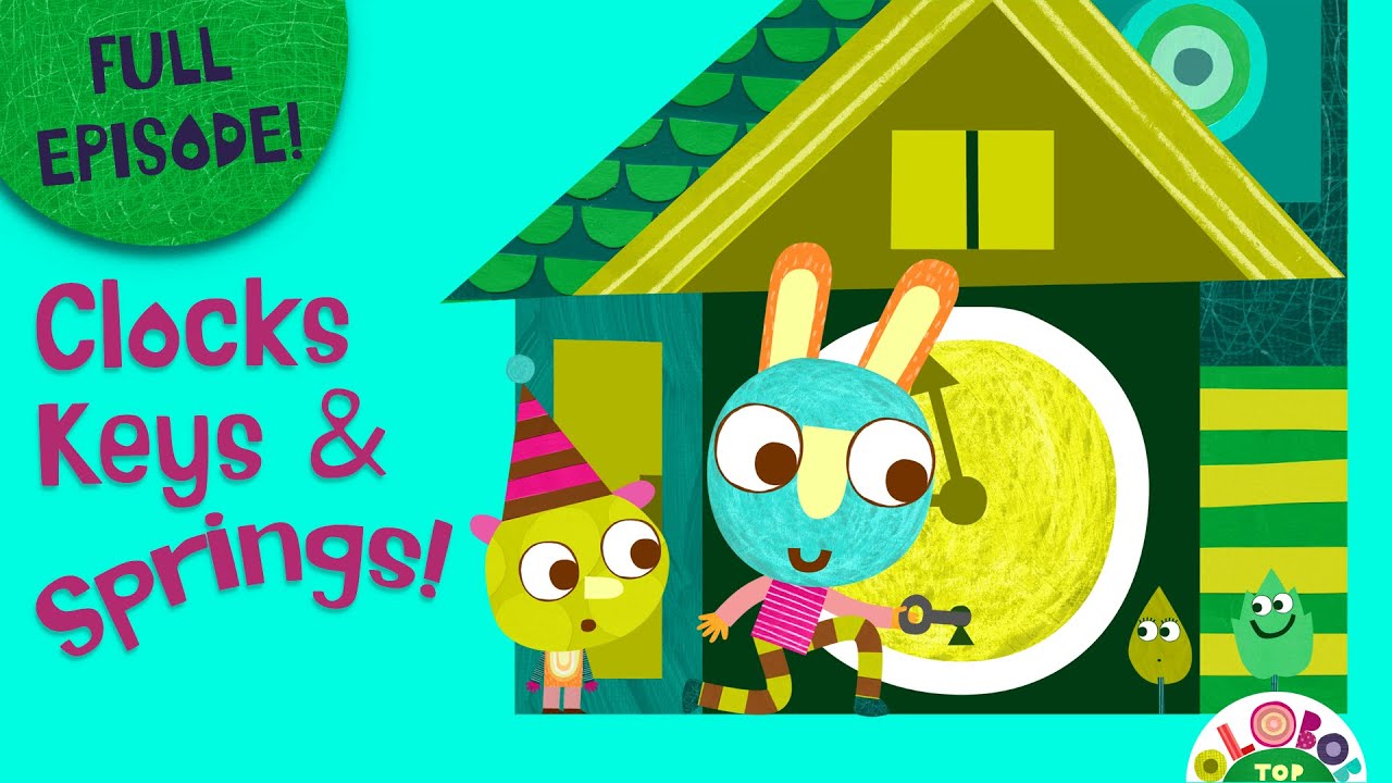 Springy Thing - FULL EPISODE! Olobob ⌒ Top│#creativeplay #clocks