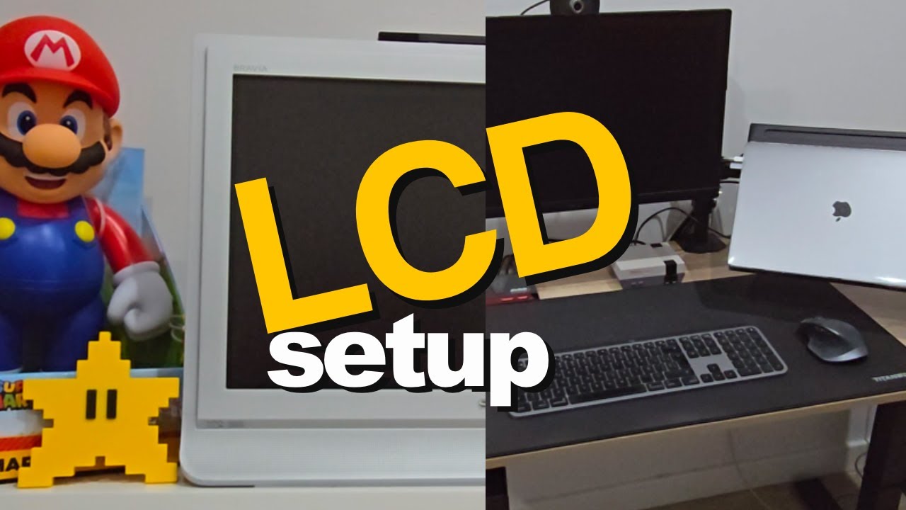 Mi Set-Up de Edición y Mueble Retro Gaming Pantalla LCD SONY! 🎮 ¡Conectividad y Calidad al Máximo!🖥️