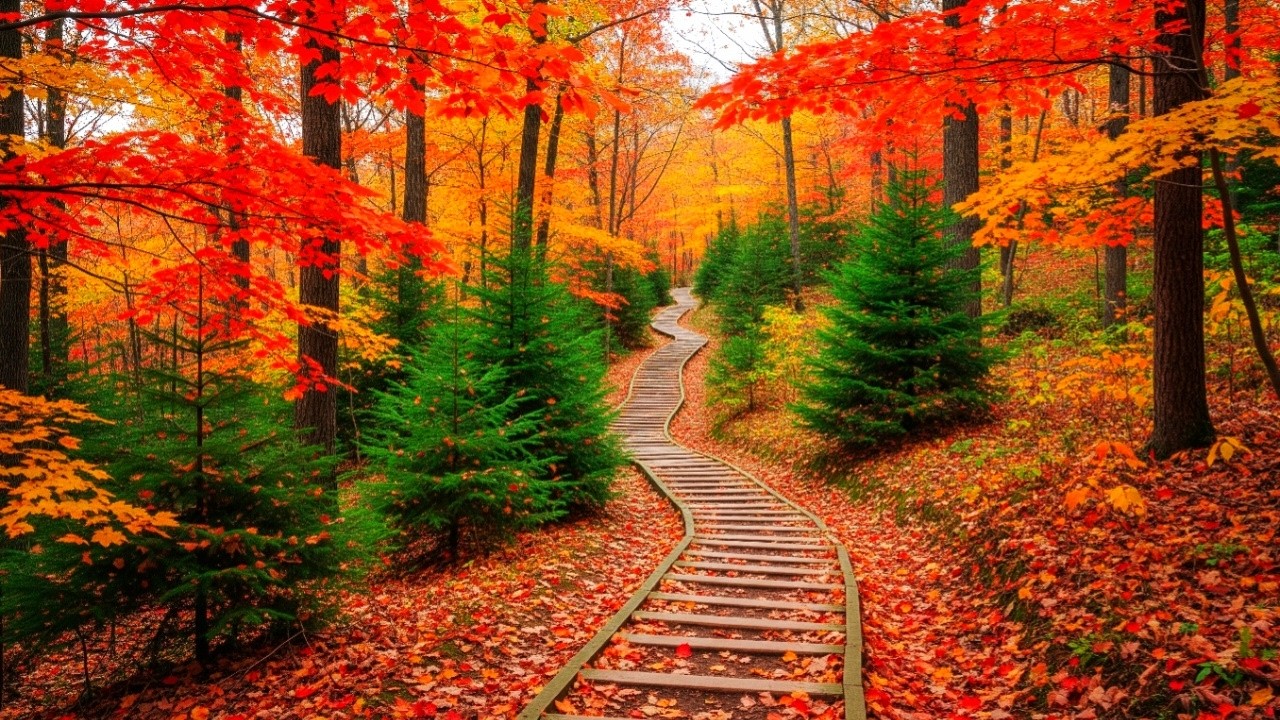 Healing Autumn Forest 🍁 Beautiful Relaxing Music for Nervous System & Stress Relief