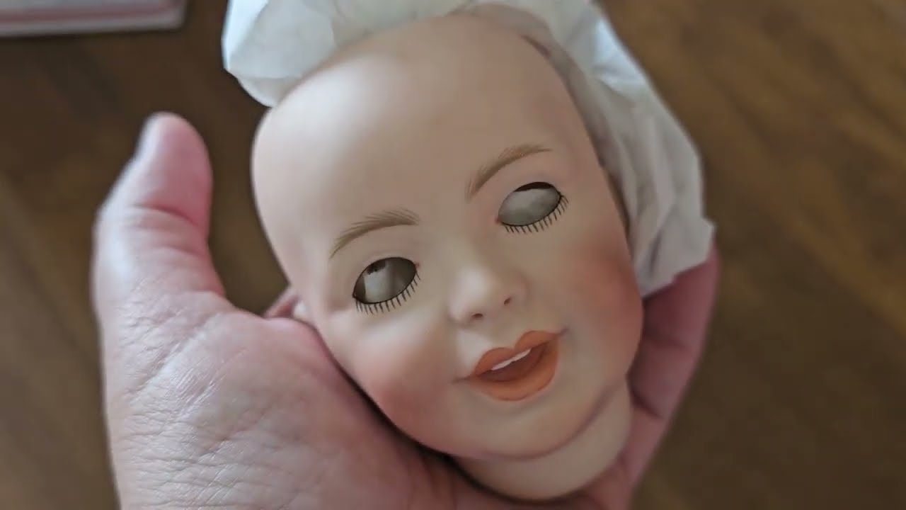 Antique Dolls Unboxing. Распаковка антикварных кукол #171 SFBJ Replica head