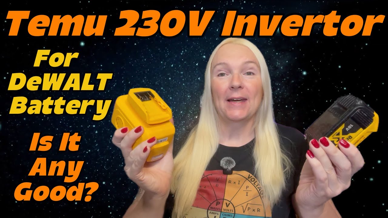 Cheap Temu 200W Power Invertor For 18V/20V DeWALT Battery - Is It Any Good? Will My Battery Survive?