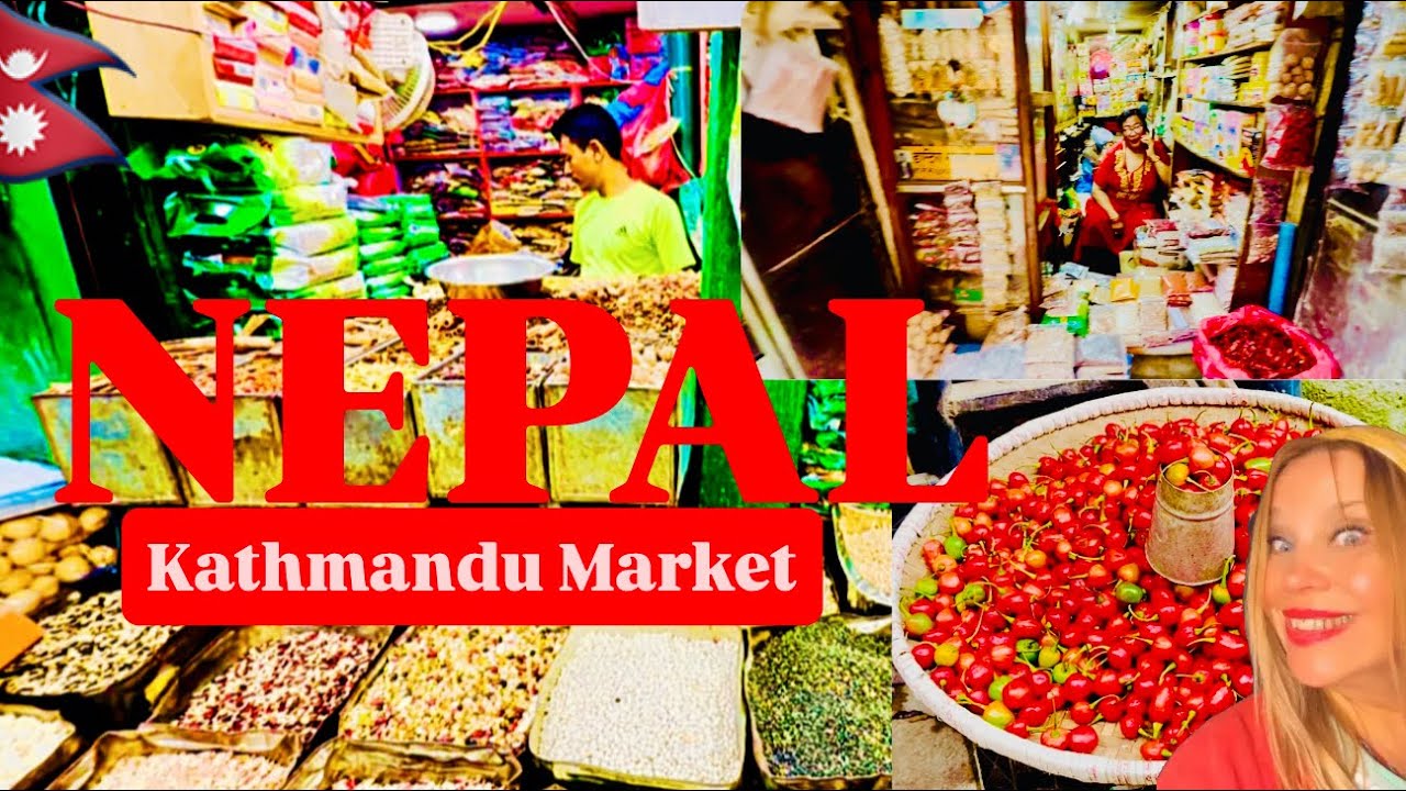  🇳🇵NEPAL: ✨Colorful Kathmandu Market Walk &ndash; Local Life & Vibrant Street Scenes 🔥 