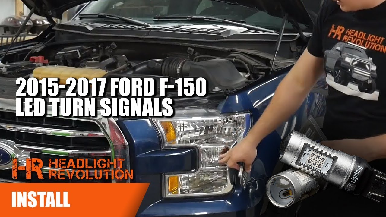 2015-2017 Ford F-150 LED Turn Signal Bulbs Upgrade Install Instructions  |  Headlight Revolution
