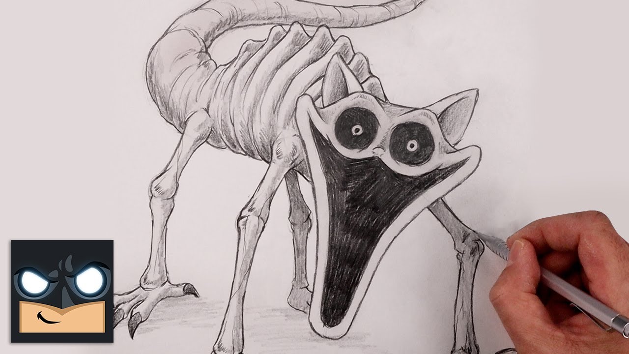 How To Draw Hostile CatNap | Beginner Sketch Tutorial (Step-by-Step) Tutorial