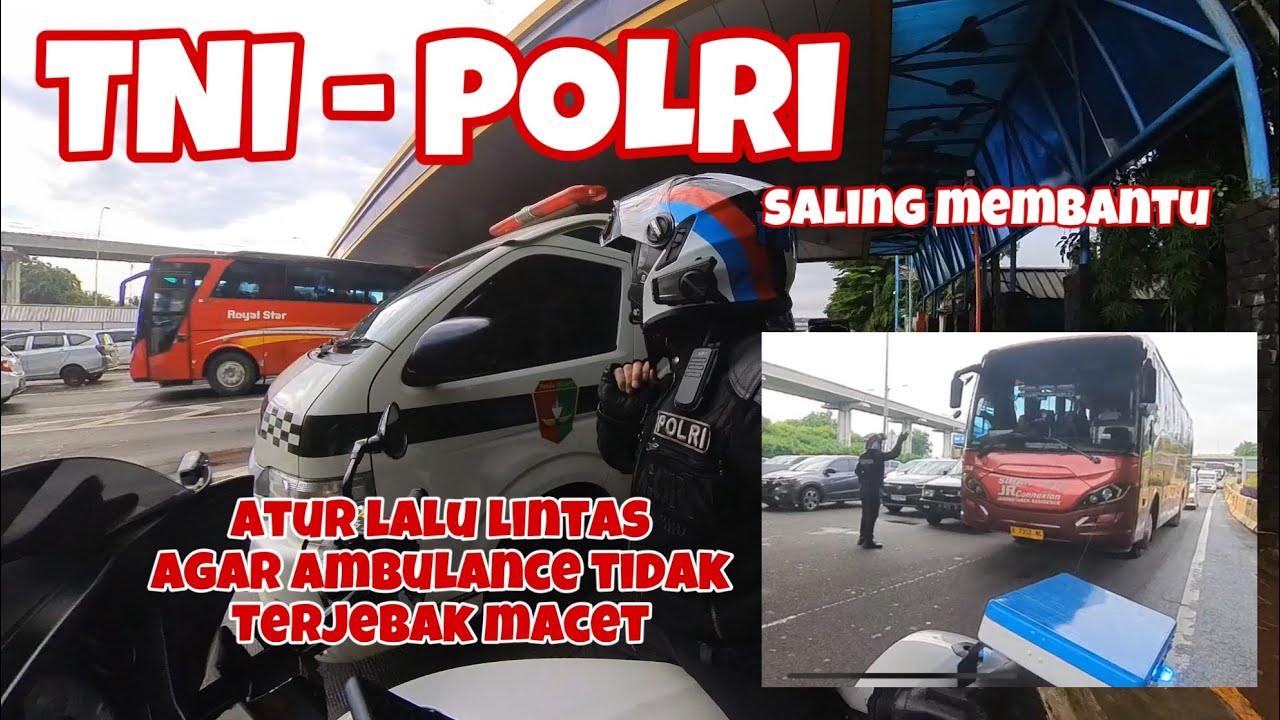 SINERGITAS TNI & POLRI Saling Membantu Yg Sedang Sakit Karena Waktu Sedetikpun Sangat Berharga