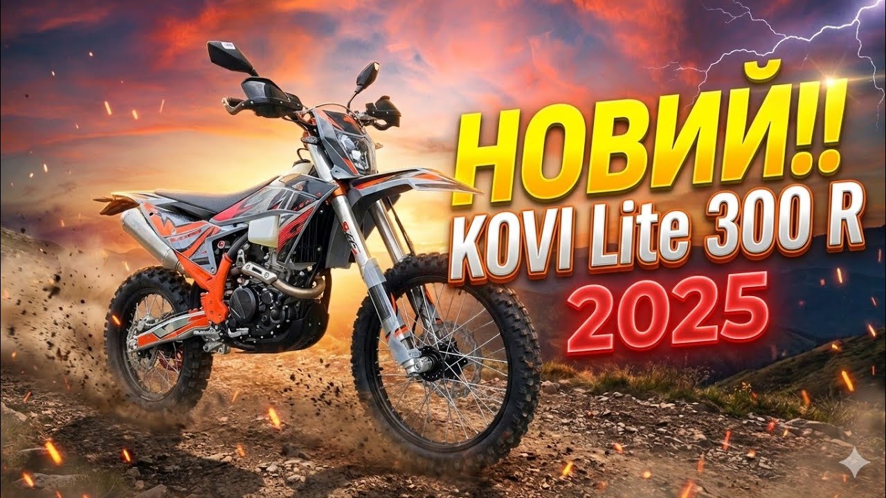 НОВИЙ!! KOVI Lite 300 R 2025