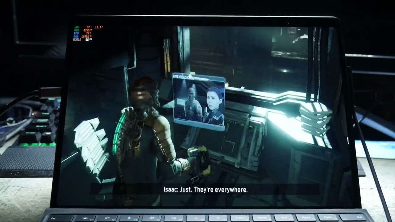 Surface Pro 11 Intel 266v с Arc 140V для игр — Dead Space (ремейк 2023 года)