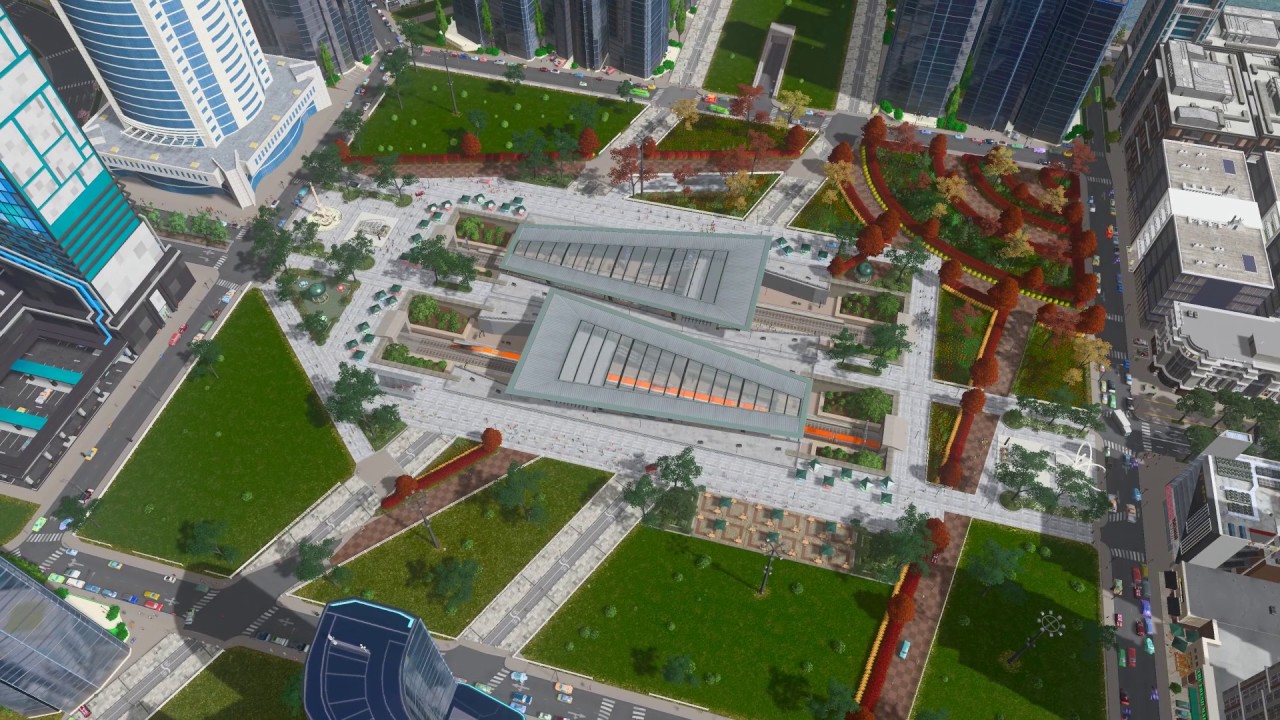 Cities: Skylines, Astergea - Yuugen-Pyra Station Makeover