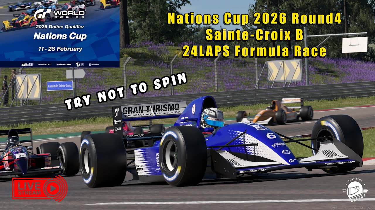 (GT7)(LIVE) Nations Cup 2026 Round4 Sainte-Croix B 24Laps Race