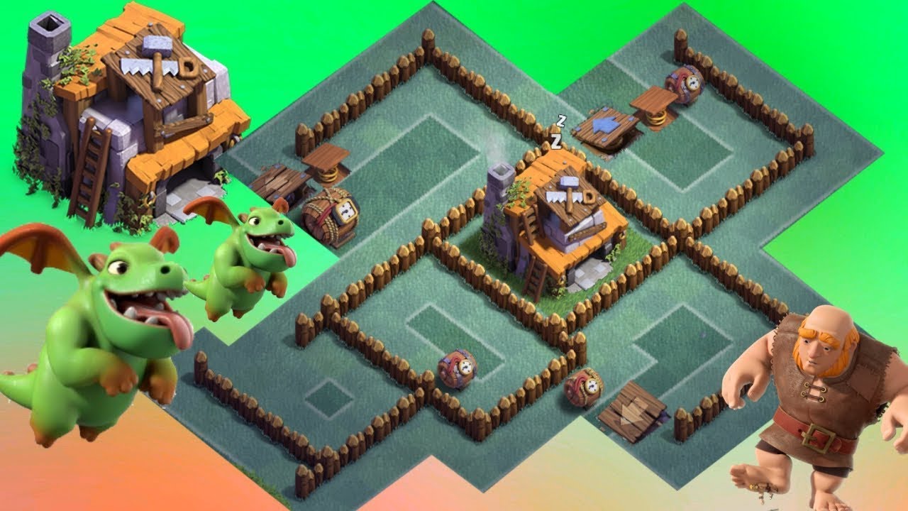 Best BH4 Base Layout Anti Dragon Anti Giant Anti Archer + REPLAY Clash Of Clans New Update   YouTube