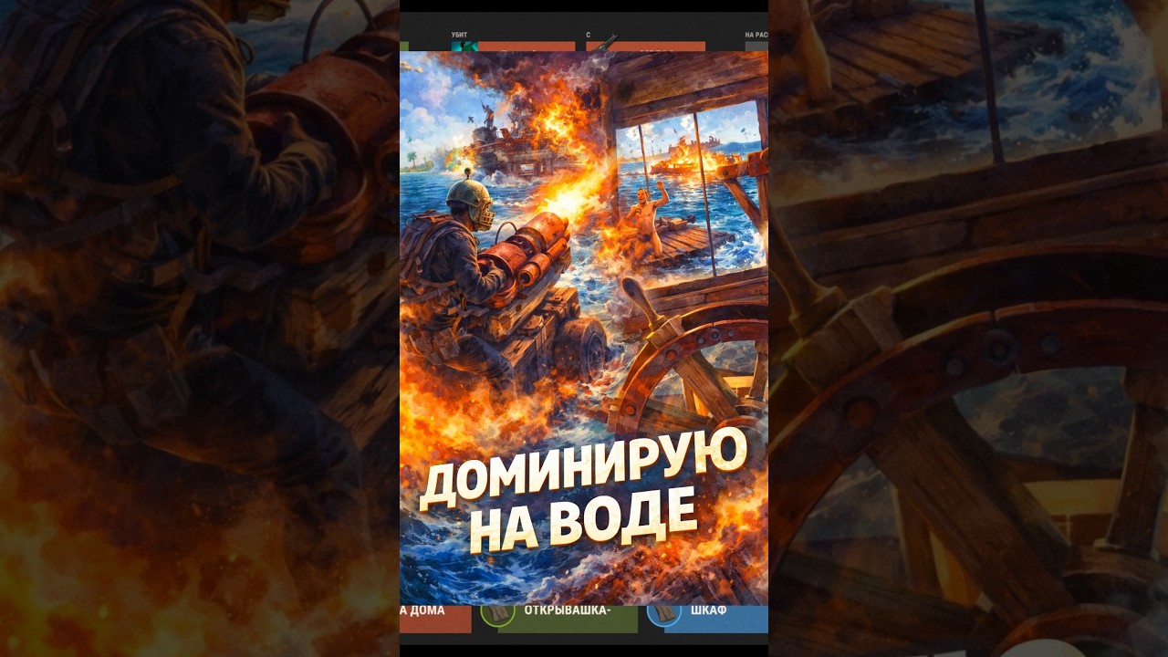 больше НЕ доминирую на воде (потопили + обос*али)