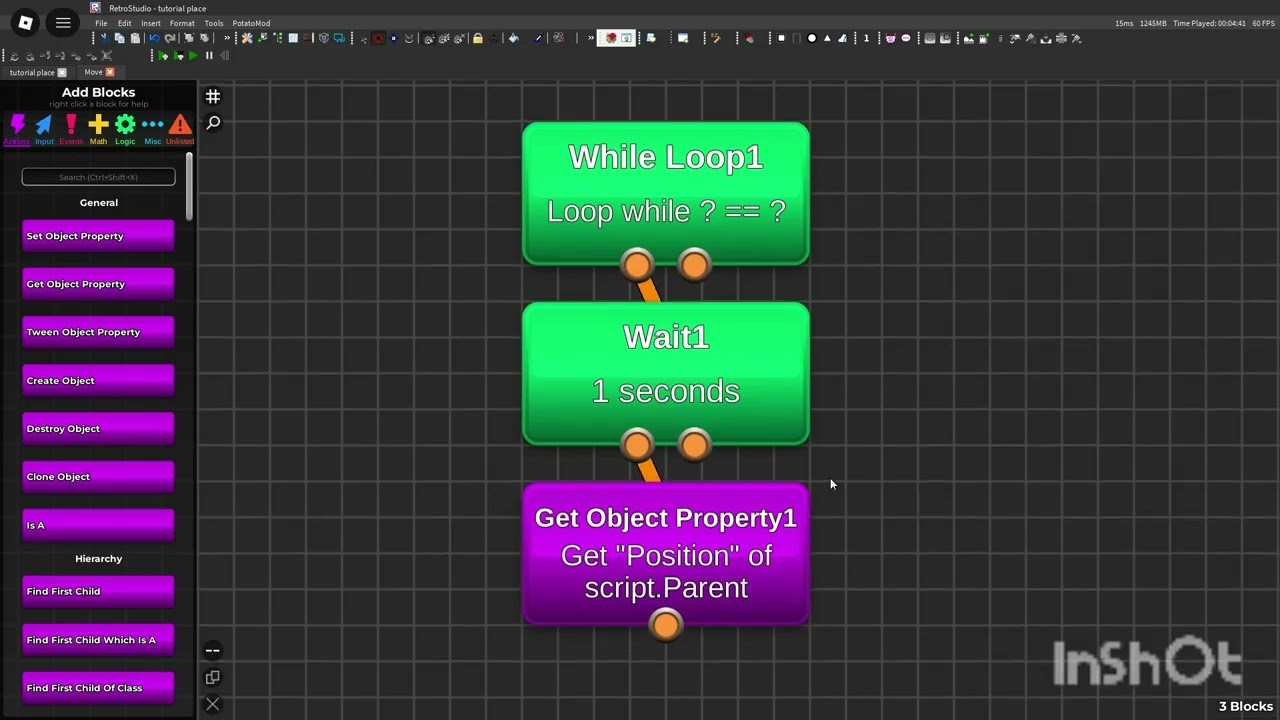 retrostudio tutorial - moving car