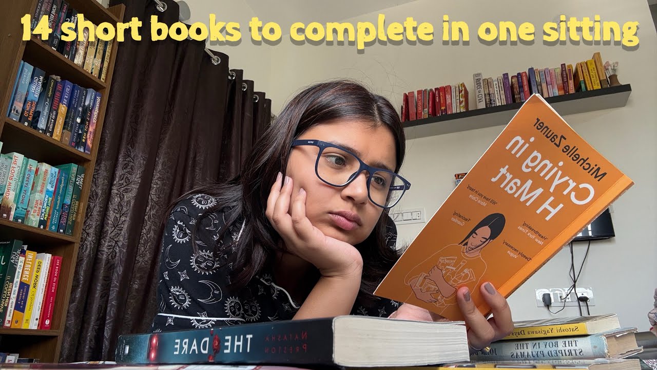 14 short books to get out of a reading slump | books for beginners | book recommendations😭❤️📚