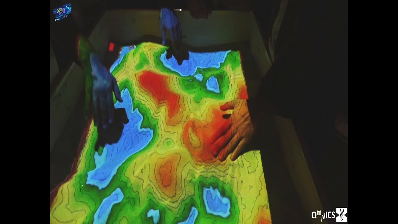 Treno a Levitazione Magnetica, Sandbox realtà aumentata e Piscina non newtoniana da ERN-Apulia2019