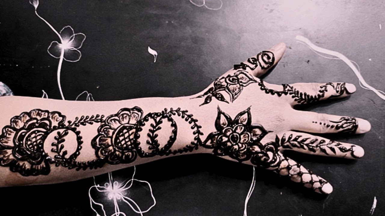 Stylish Arabic Floral Mehndi Design 🌿| Elegant Henna Pattern for Back Hand 🌸