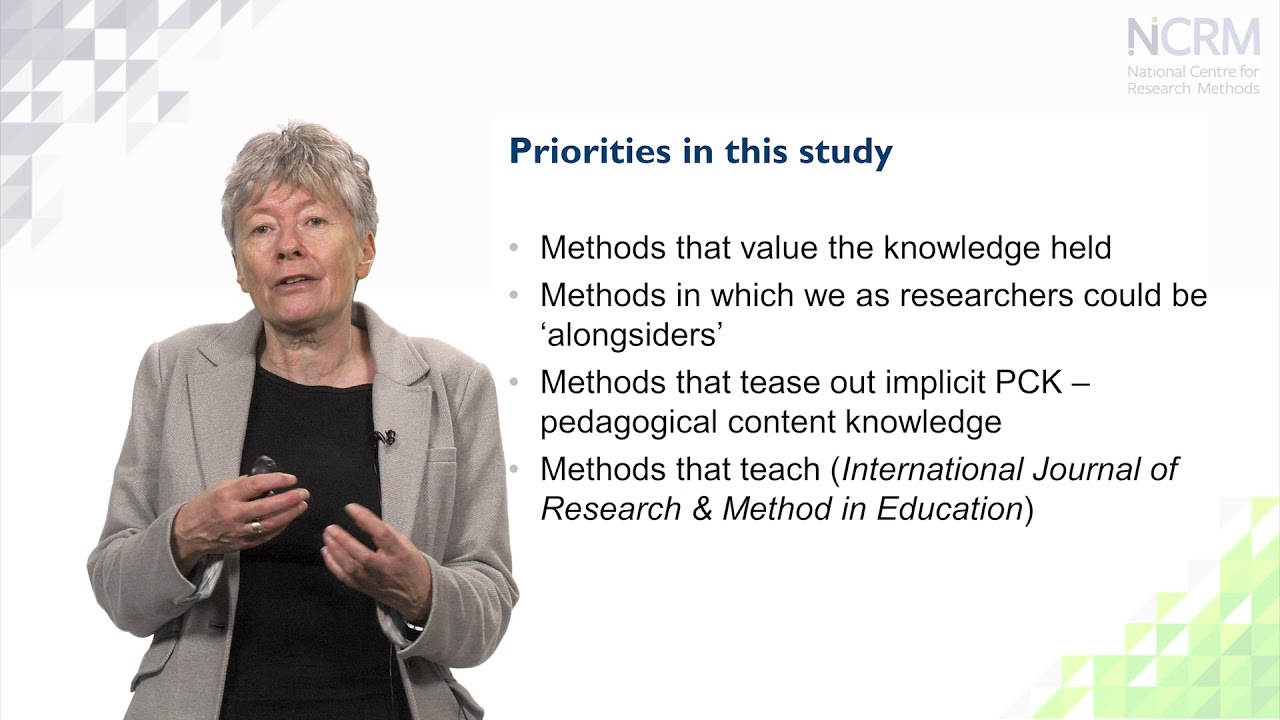 Teaching research methods: Pedagogy of Methodological Learning - Professor Melanie Nind