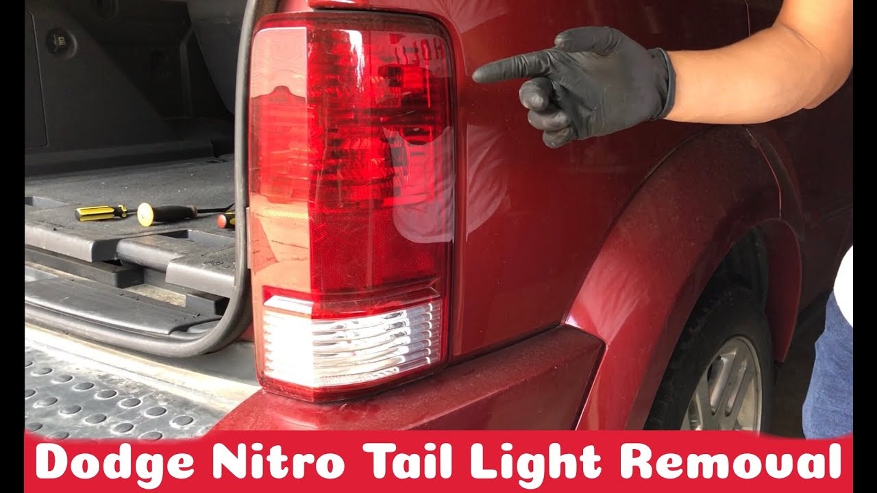 How to Replace  Tail Light on Dodge Nitro 2007 and up DIY