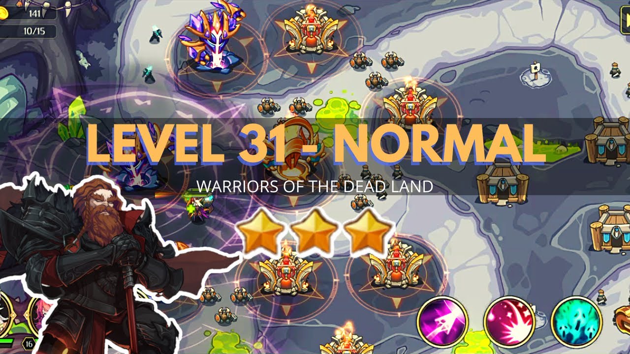 Kingdom War TD: Level 31 NORMAL / GAMEPLAY  / GUIDE / WALKTHROUGH / Legends Defense