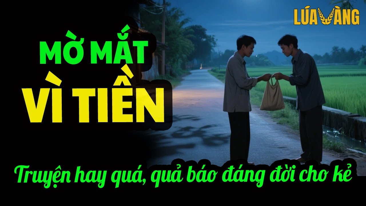 Câu chuyện HAY QUÁ quả báo đáng đời cho kẻ MỜ MẮT VÌ TIỀN