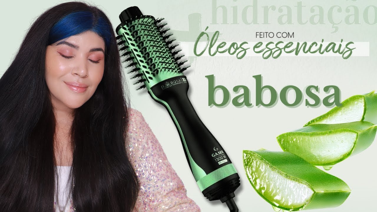 🍃ESCOVA SECADORA BAB0SA GAMA ITALY: Com 1.300W de potência [Bivolt]