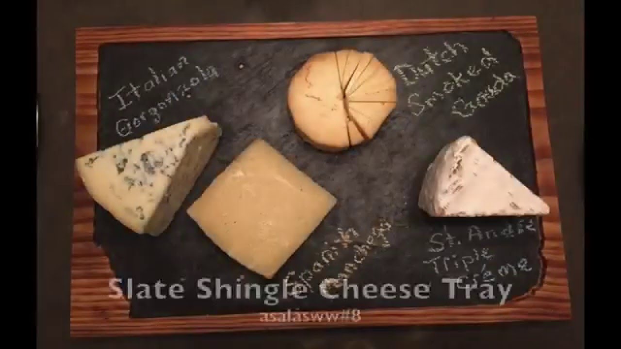 ASALASWW #8 Slate Shingle Cheese Board