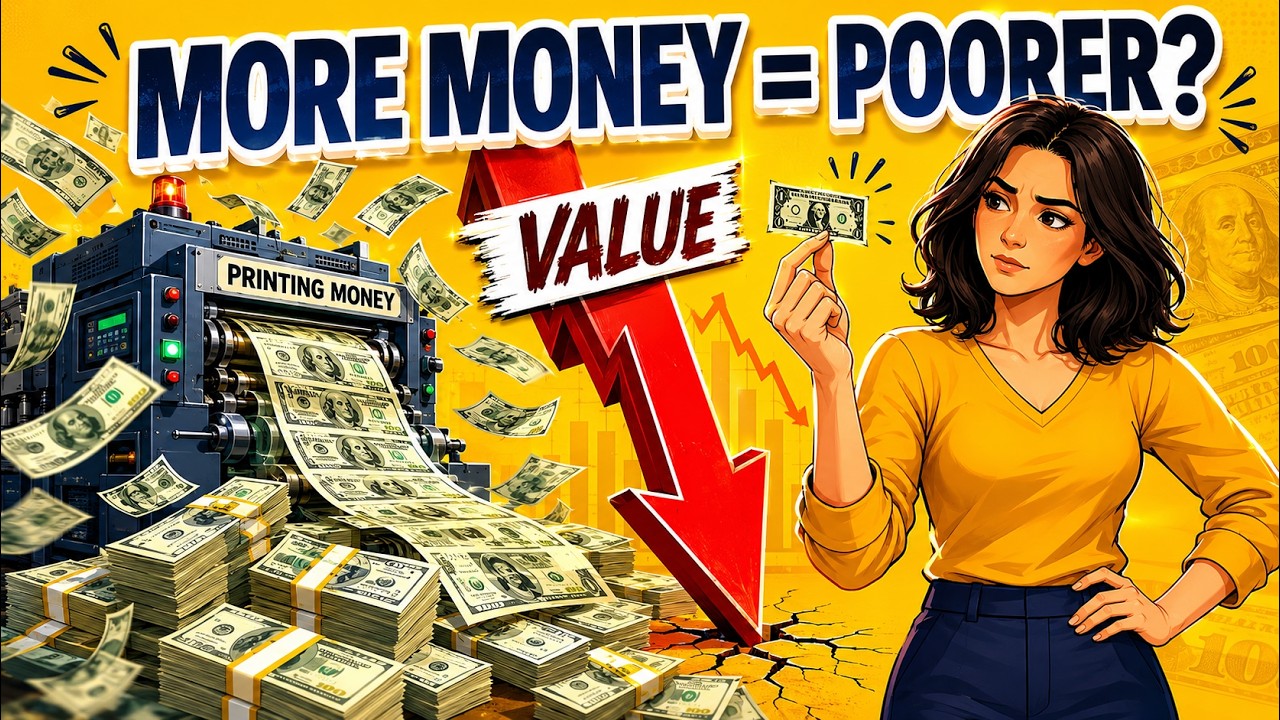 Why Printing More Money Makes Everyone Poorer