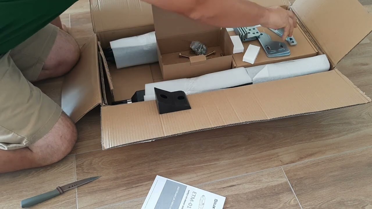 Napęd do bramy, automatyka, Elektrobim ETM- 01 Fortis, co zawiera zestaw