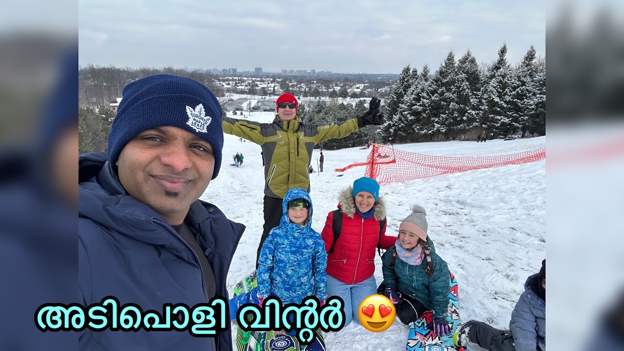 Winters in Canada🤩😍 അടിപൊളി വിന്റർ ⛷