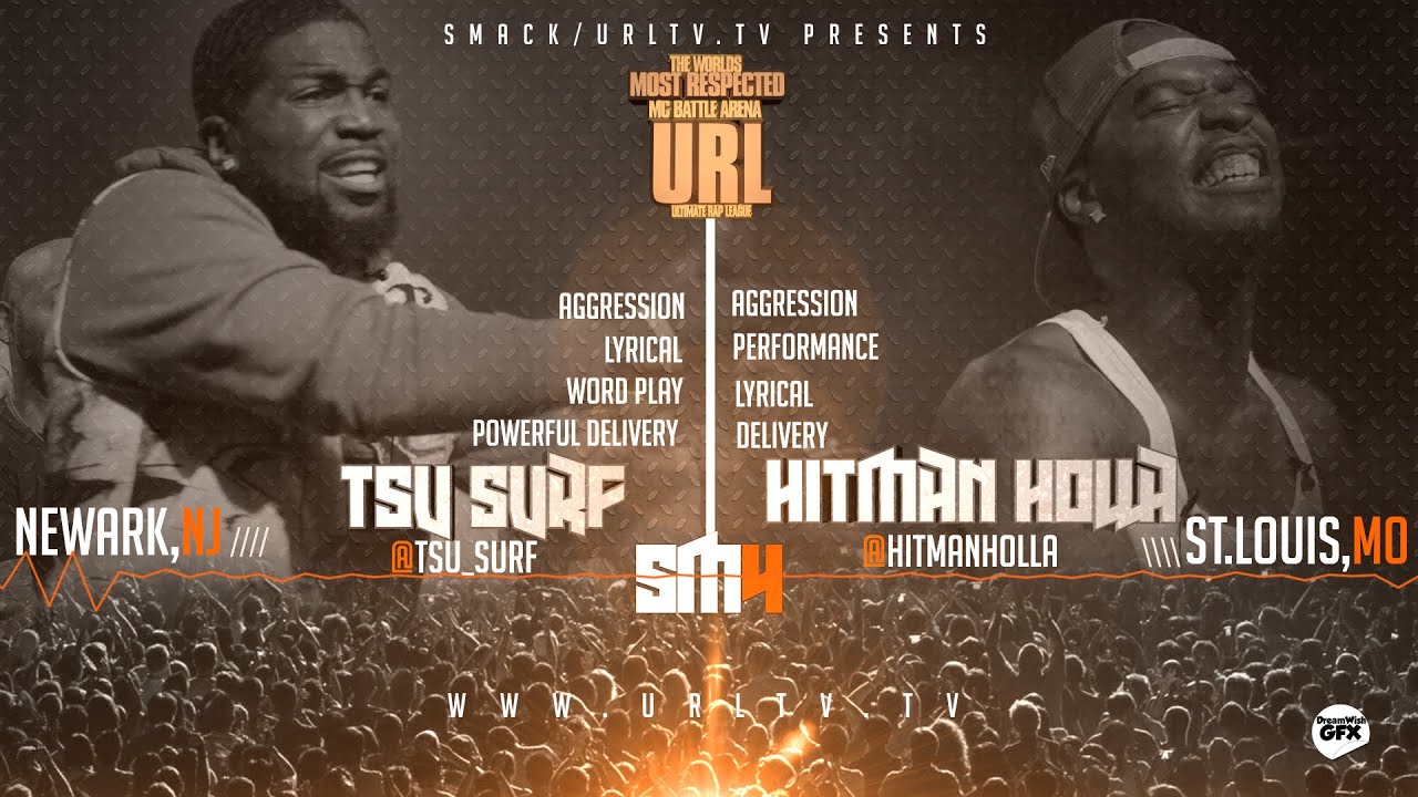 TSU SURF VS HITMAN HOLLA SMACK/ URL | URLTV