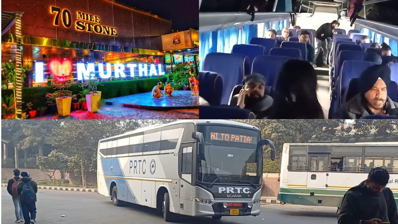 Volvo Bus Journey Delhi to Patiala #trending #viral #viralvideo #volvo #volvobus #journey #travel