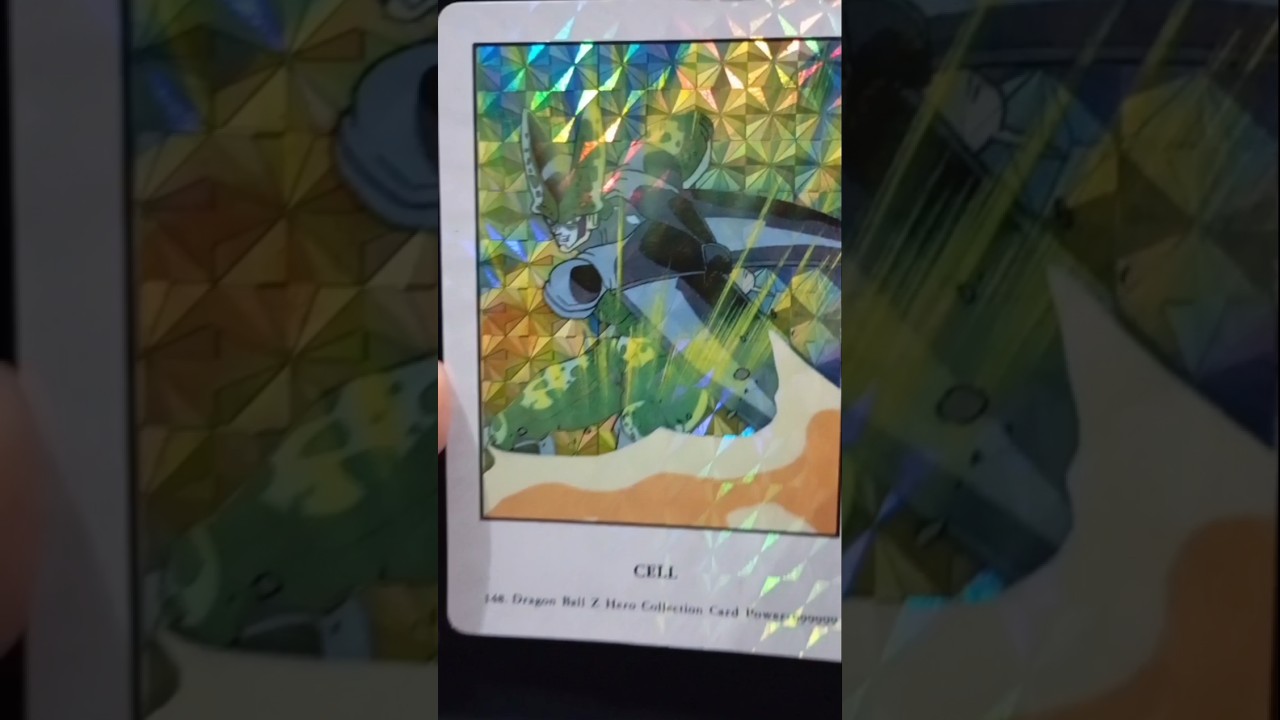1993 DBZ Cell Card ⚡️ Power Level 999999?! Hero Collection 